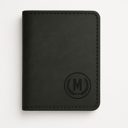 M Series Modern Bi-Fold Faux Leather Wallet – With Free Delivery