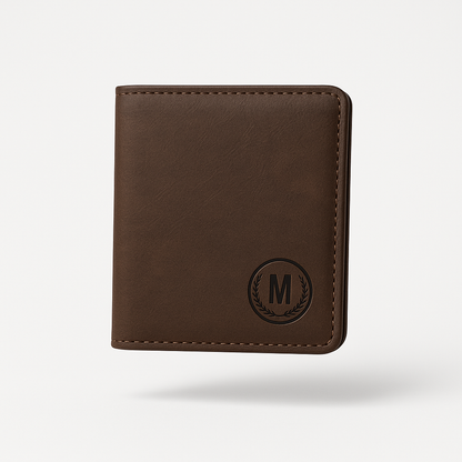 M Series Modern Bi-Fold Faux Leather Wallet – With Free Delivery